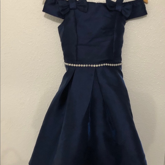 Speechless KIDS Navy blue dress - Picture 2 of 5